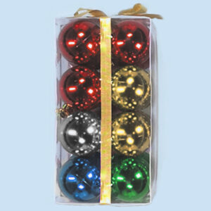 6Pk 60Mm Shatterproof Balls Multi